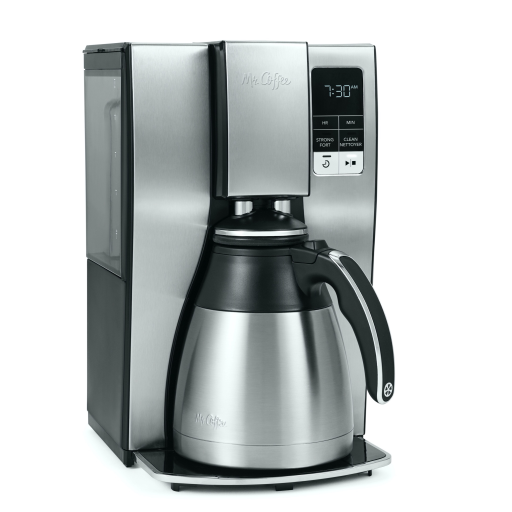 Mr. Coffee 10 Cup Programmable Coffee Maker, Stainless Steel