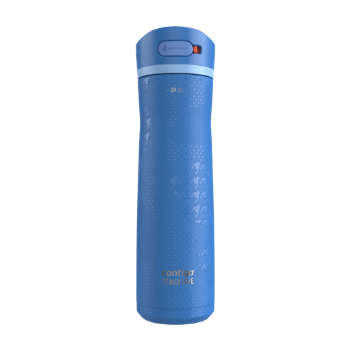 Bouteille d'eau isotherme Contigo x Ally Love Ashland Chill 2.0 en acier inoxydable avec couvercle AUTOSPOUT, 709 ml (24 oz), Stellar Jay