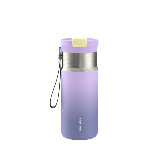 Contigo Bouteille d'eau Ombre à double bec avec sangle 470 ml – Lilas – Adolescent