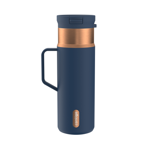 Contigo 2225927 Handled Snapseal PVD Vacuum-Insulated Travel Mug – Abyss, 20 oz