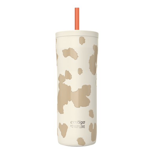 Contigo 2220932 Streeterville 2.0 Stainless Steel Tumbler with Straw – 24 oz, Oatmilk