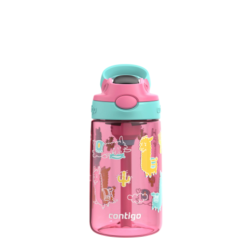 Contigo 14 oz Autospout Azalea Jade Llama - Plastic