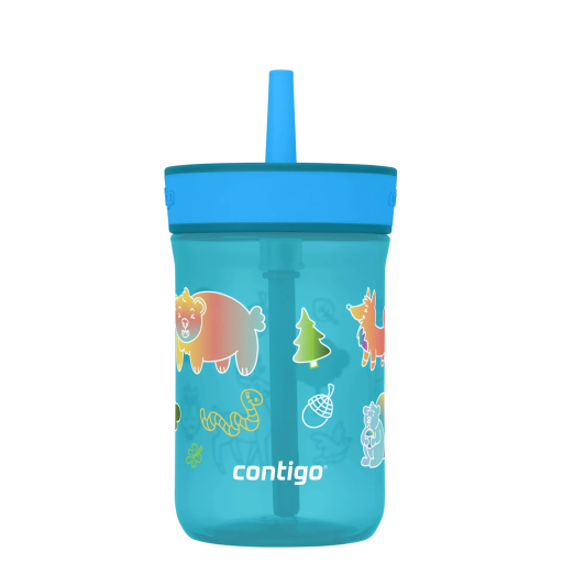 Contigo 14 oz Paille Leighton Juniper Forrest Haven - Plastique
