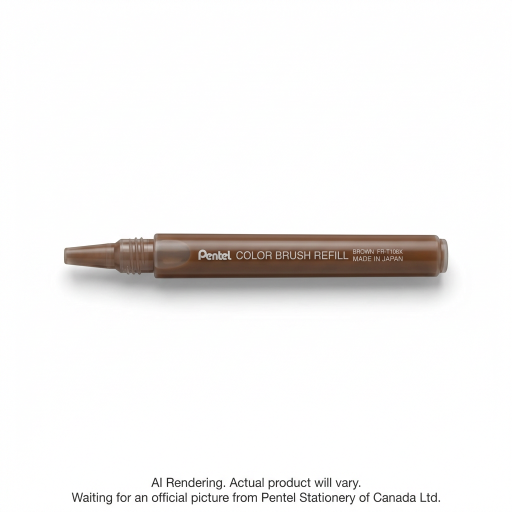 Recharge de stylo pinceau Pentel Arts, marron