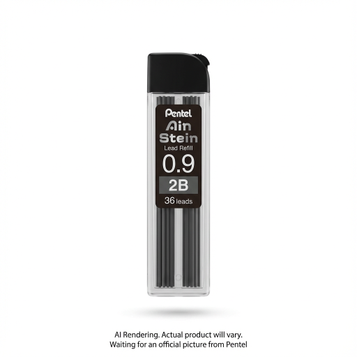 Ain Stein Lead Refill (0.9mm), 2B, 36 Leads per Tube