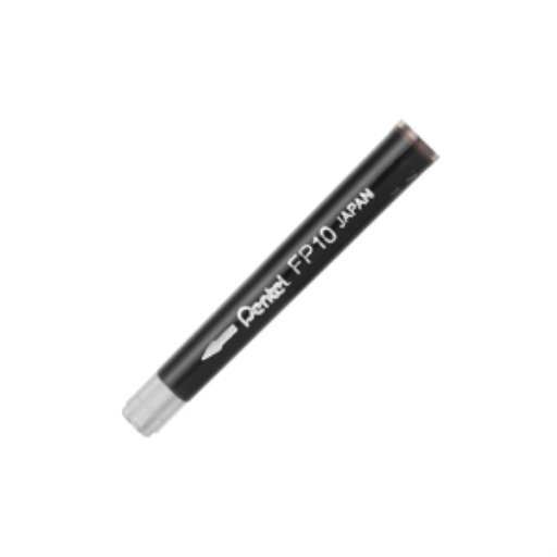 Pentel Arts Refill Pocket Brush Pen (GFKP3), 4PC Pack, Sepia