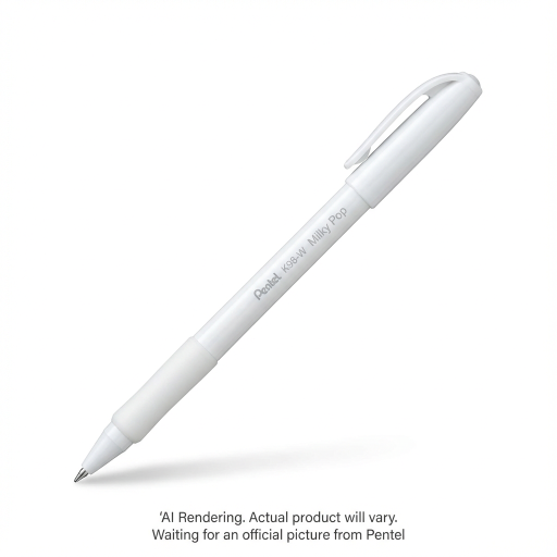 Stylo gel pastel Milky Pop, (0,8 mm), Encre blanche