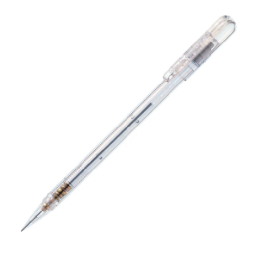 Pentel CAPLET Mechanical Pencil, 0.5mm Clear Barrel