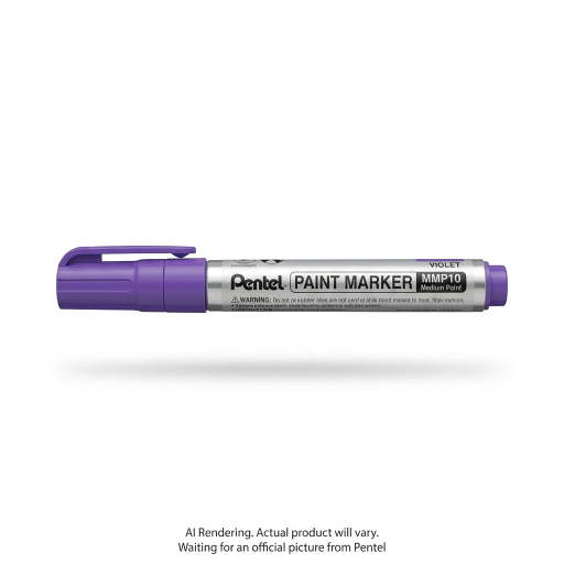 Pentel Paint Marker, Medium Point (4.5mm), Bullet Tip, Violet Ink