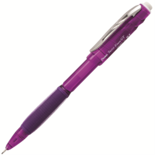 Porte-mines Twist-Erase GT (0,7 mm, rétractable, 1 clic, violet transparent)