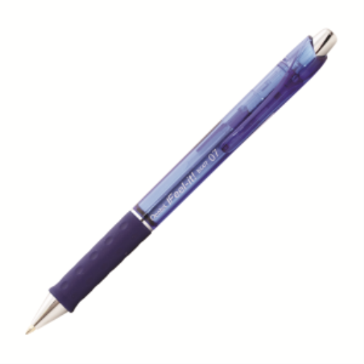 Feel-It! Retractable Ballpoint Pen, (0.7mm), Blue Ink