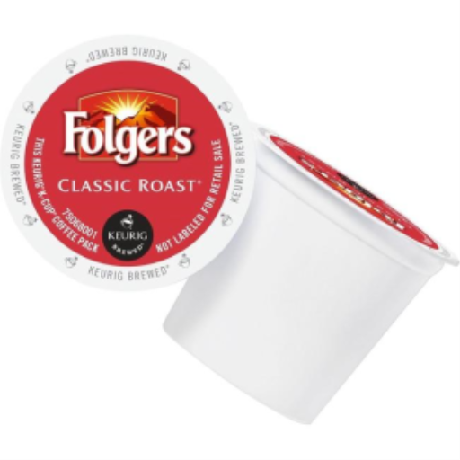 CAFÉ - CAPSULE KEURIG FOLGERS CLASSIC ROAST TORRÉFACTION MOYENNE (20502) 24/BOÎTE