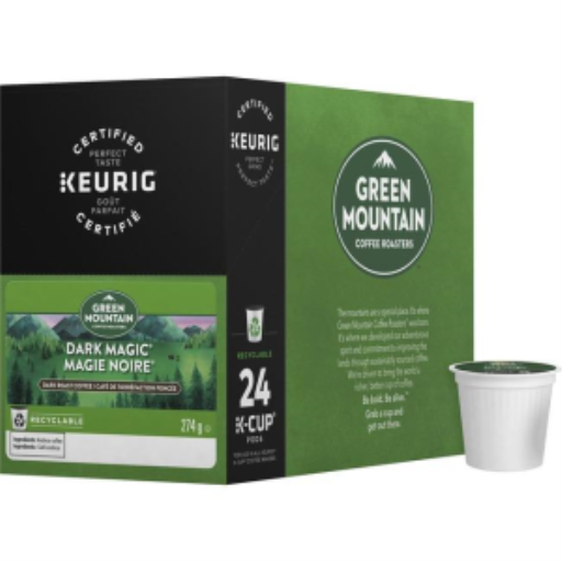 CAFÉ – CAPSULES KEURIG GREEN MOUNTAIN DARK MAGIC, TORRÉFACTION FONCÉE 24/BT