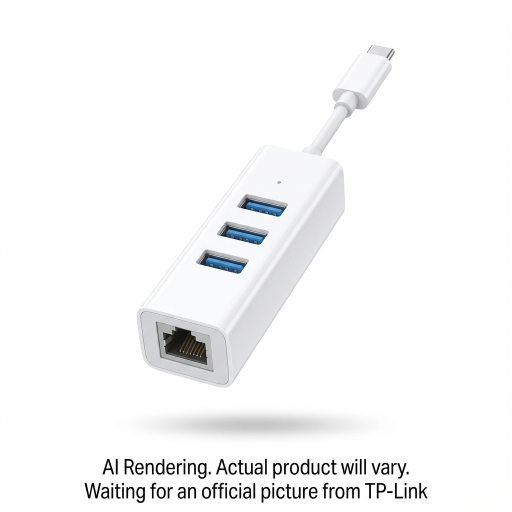 USB 3.0 Type-C to Gigabit Ethernet Network Adapter with 3-Port USB 3.0 Type-A Hub