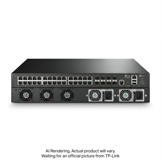 Omada 48-PortGigabit Stackable L3 Managed PoE+ Switch with 6 10GE SFP+ Slots
