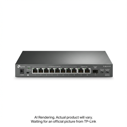 Commutateur de bureau 8 ports 10/100 Mbit/s + 3 ports Gigabit