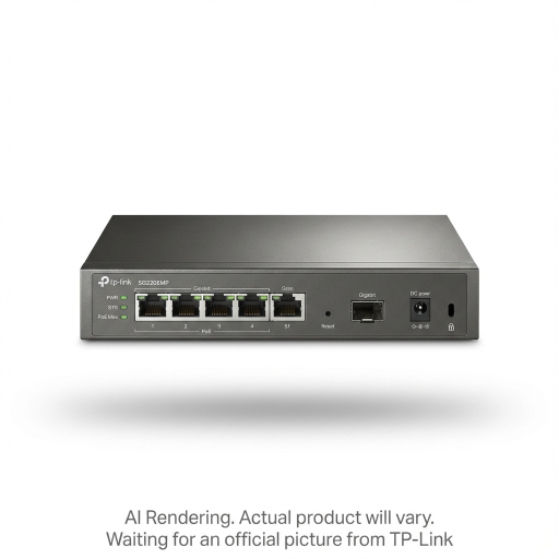 Omada Access 6-Port Gigabit Switch with 4-Port PoE+