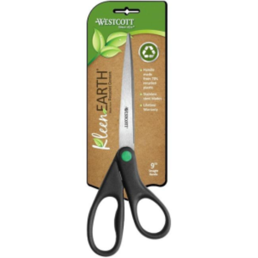 KleenEarth® 9" Straight Basic Black Handle Scissors / 
Ciseaux à prise droite de base KleenEarth®, 9 po – noir