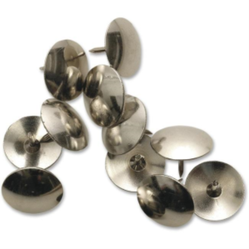 Nickel Plated 1/2" Dia., 5/16" Pin / Diamètre de 1/2 po, tige de 5/16 po, nickelées