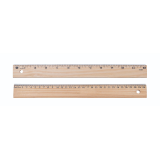 30cm/12" – Metal Edge, Single Bevel Style / 
30cm/12 po – biseau unique - arête en métal