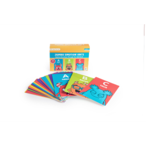 Jumbo ABC Emotion Cards - English Version