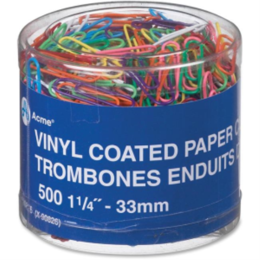 1-1/4" – 33 mm - 500 per Tub - Assorted Colours / 
1-1/4 po – 33mm, couleurs assorties - 500 par bacs