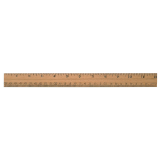 30cm/12" – Inch/Metric, Plain Edge / 
30cm/12 po – pouces/métrique – arête ordinaire