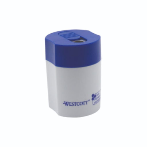 KleenEarth® Student Recycled Single-Hole Metal Pencil Sharpener with Antimicrobial Protection - 4 colours / 
Taille-crayon antimicrobien en métal simple recyclé KleenEarth® pour écolier - 4 couleurs