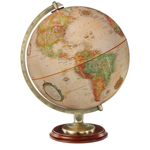 Globe de bureau Replogle Kingston 30 cm de diamètre, océan ancien