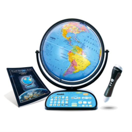 Replogle Intelliglobe 30 cm de diamètre, Globe de bureau interactif Océan bleu (Anglais)