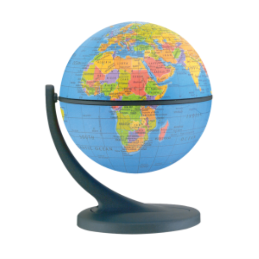 Replogle Wonderglobe 4.3"/10.9Cm Diameter Blue Ocean Desk Globe (French)
