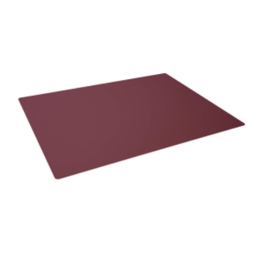 DURABLE Contoured Edge Red Desk Pad 26" x 19" - Non-slip, Glare-free Desk Mat Surface for an Organized and Protected Workstation, Desk Mat for Desktop