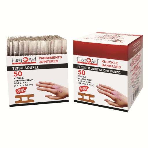 Fabric Knuckle Bandages, Light Weight, 50/pack