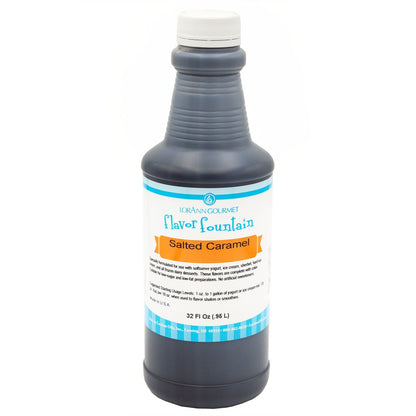 Arôme Caramel Salé - 4 oz. - 32 oz. - Arômes pour Crèmes Glacées et Boissons - LorAnn Oils - Distribution Canadienne - Livraison Gratuite au Canada pour les Commandes de Plus de 199 CAD