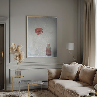 wall art Winter Poppy