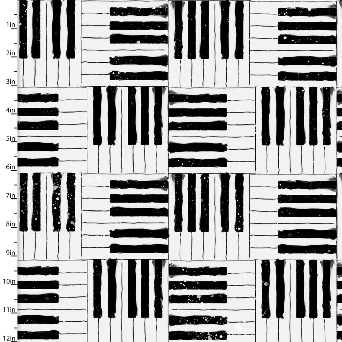 Connie Haley - Rhythm & Hues - Piano Keys - 17997-WHT-CTN-D