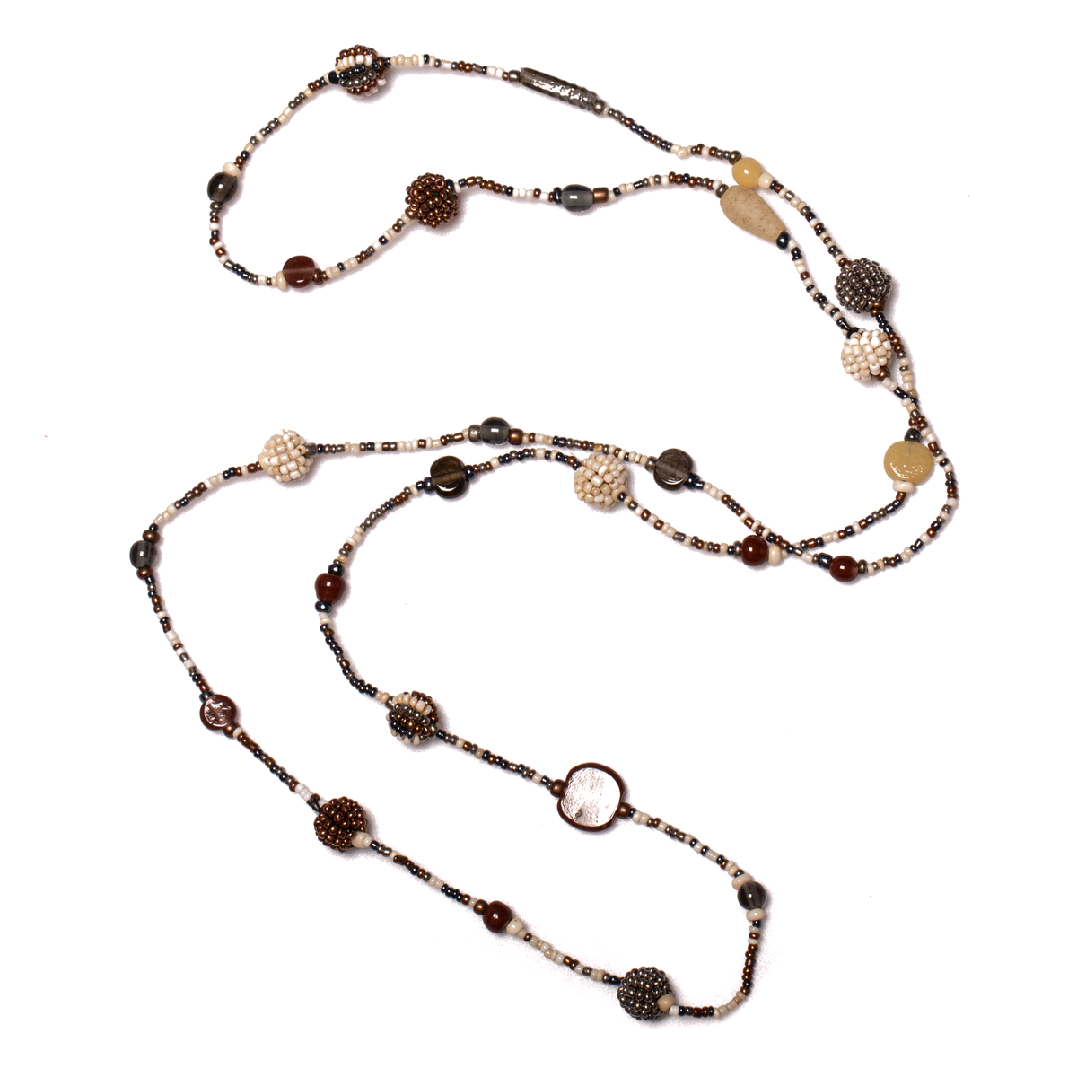 Collier Long à Boules