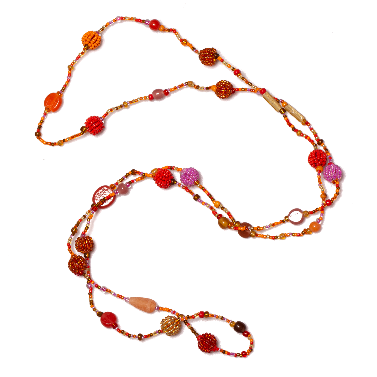 Collier Long à Boules