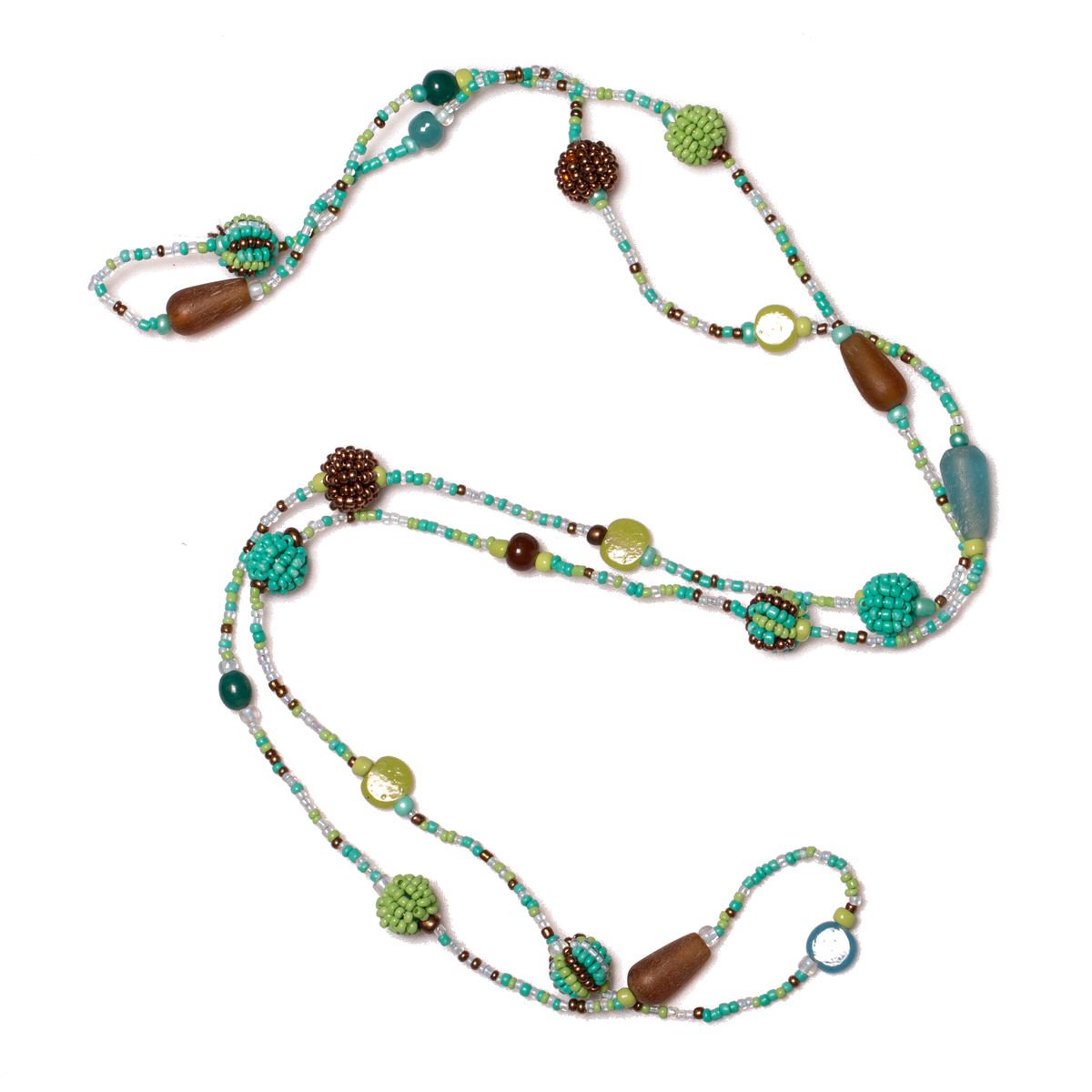 Collier Long à Boules
