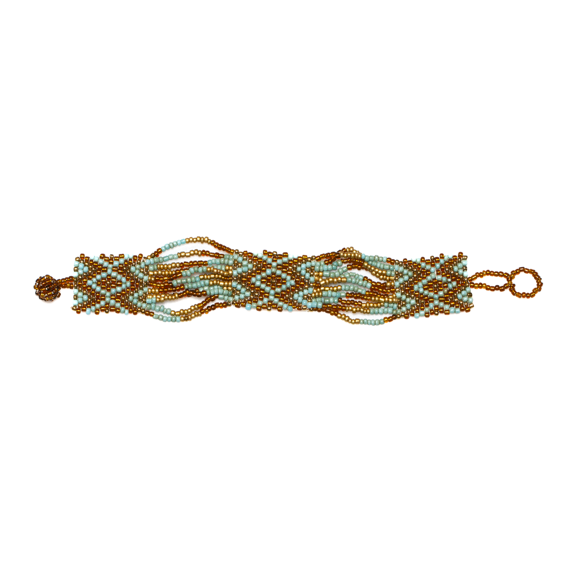 Bracelet enveloppant étroit de style aztèque