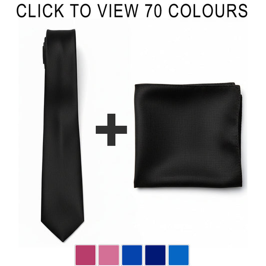 Promo Necktie + Matching Pocket Square