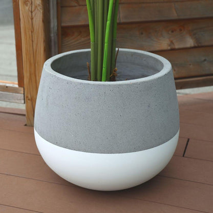 Jardinière en ciment Zamora (Plusieurs tailles)