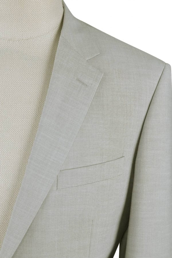 CRÉEZ VOTRE PACKAGE : Costume gris clair slim (Le package comprend un costume 2 pièces, une chemise, une cravate ou un nœud papillon, une pochette assortie et des chaussures)