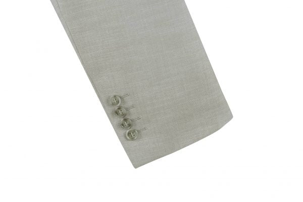 CRÉEZ VOTRE PACKAGE : Costume gris clair slim (Le package comprend un costume 2 pièces, une chemise, une cravate ou un nœud papillon, une pochette assortie et des chaussures)