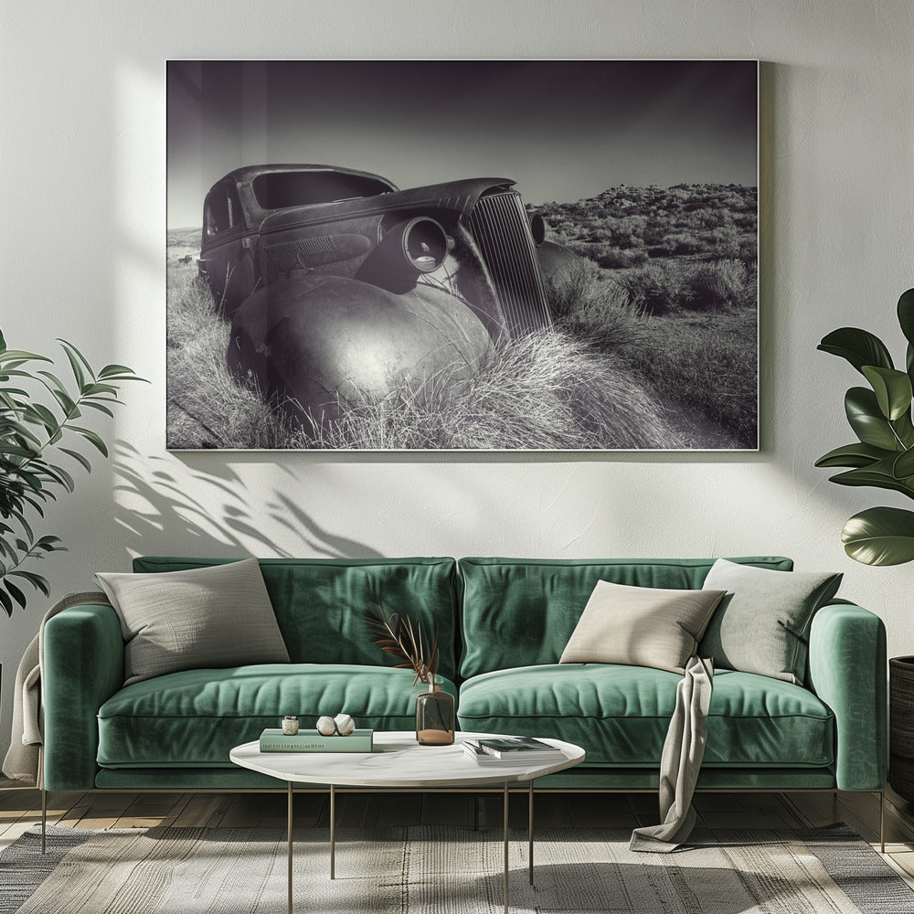 Wall art Disposed-Car