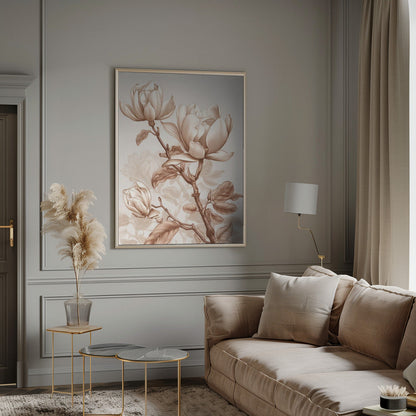 Beige Flowers 3