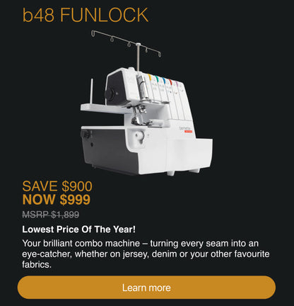 Bernette B48 Serger/Cover Stitch Machine
