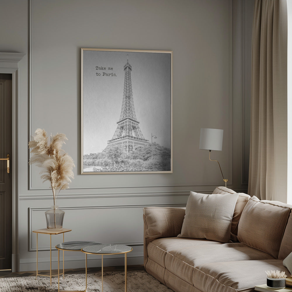 Wall art Take me to Paris