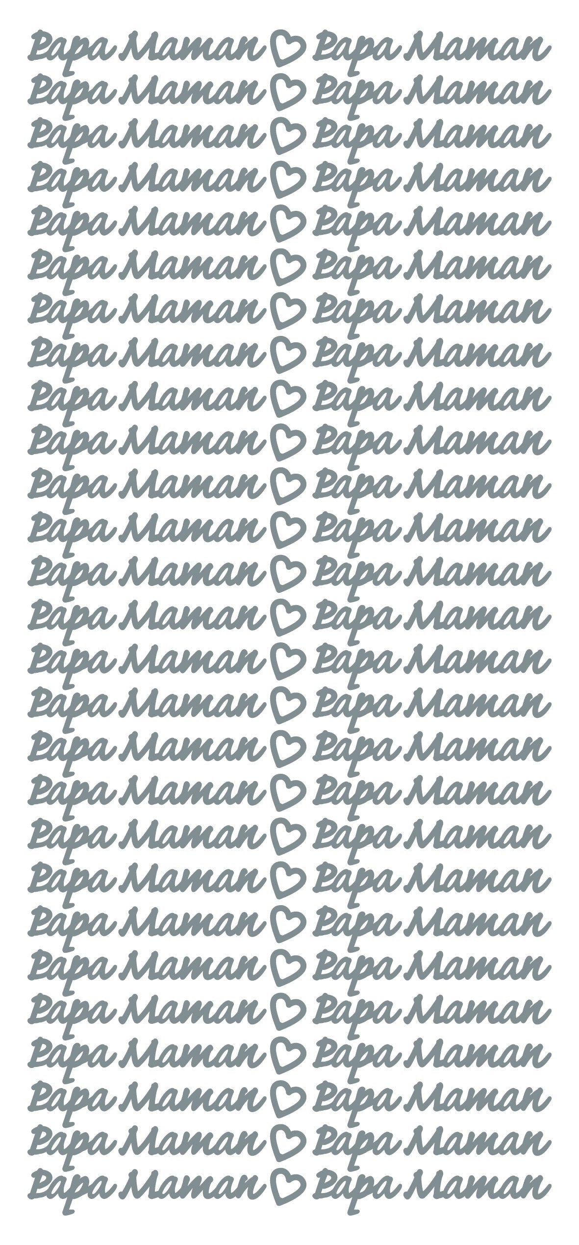 Peel Off Stickers - Papa Maman