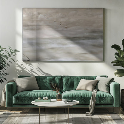 Wall art Swans over sea